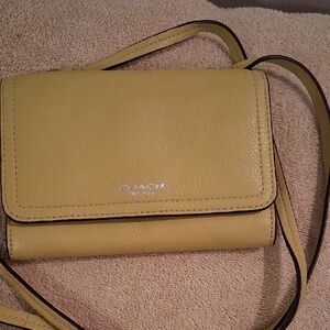 Coach Yellow Crossbody Bag